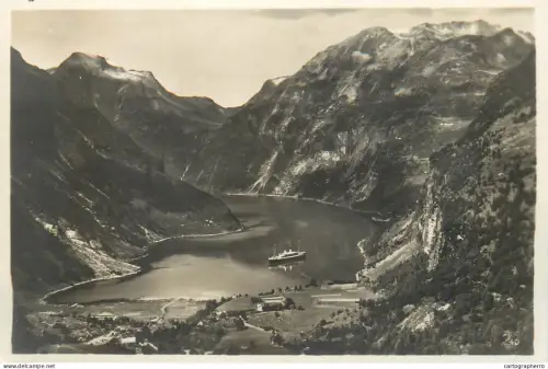 A5802 Norge Norway Norvège Geirangerfjorden RPPC