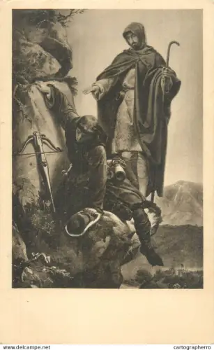 A5298 Kaiser Max an der Martinswand Alfred Rethel