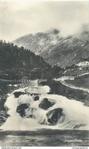 A5802 Norge Norway Norvège Hellesyltfoss RPPC