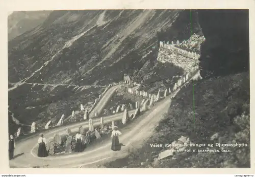 A5802 Norge Norway Norvège Geiranger Djupvasshytta