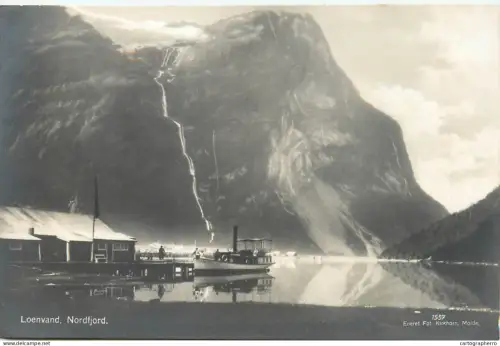 A5802 Norge Norway Norvège Loenvand Nordfjord RPPC