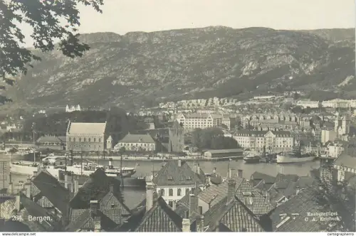 A5802 Norge Norway Norvège Bergen RPPC