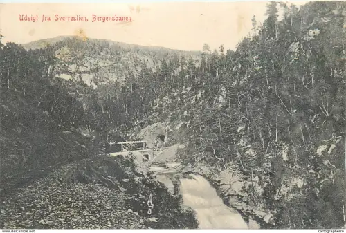A5802 Norge Norway Norvège Bergensbanen Sverrestien (unstick back)