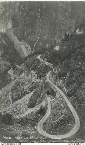 A5802 Norge Norway Norvège Hardanger Voringsfoss