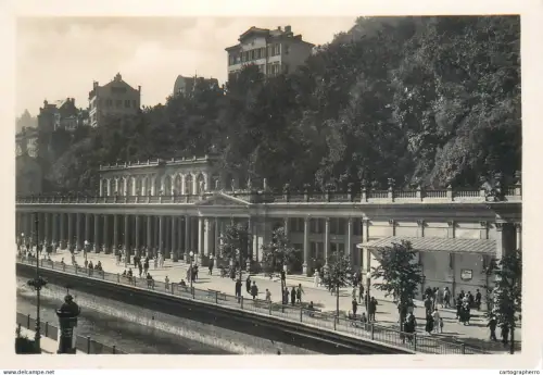 A5801 Karlsbad Karlovy Vary Muhlbrunn Kolonnade RPPC