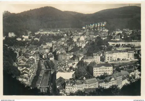 A5801 Karlsbad Karlovy Vary panorama RPPC