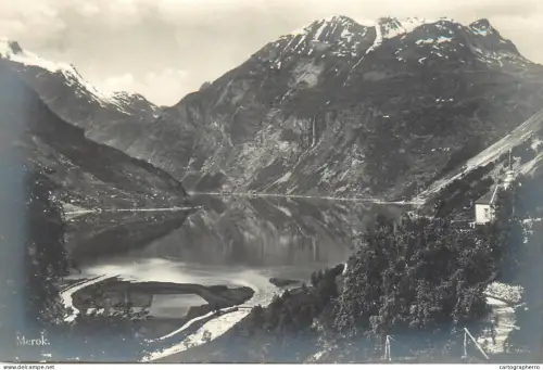A5801 Norge Norway Norvège Merok RPPC