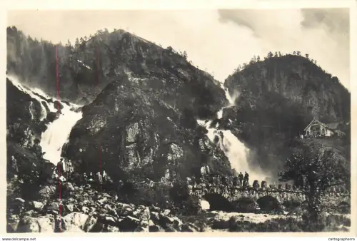 A5801 Norge Norway Norvège Laatefos Wassefalle RPPC