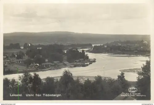 A5801 Norge Norway Norvège Leksand RPPC