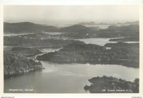 A5801 Norge Norway Norvège Skogsfjorden Mandal