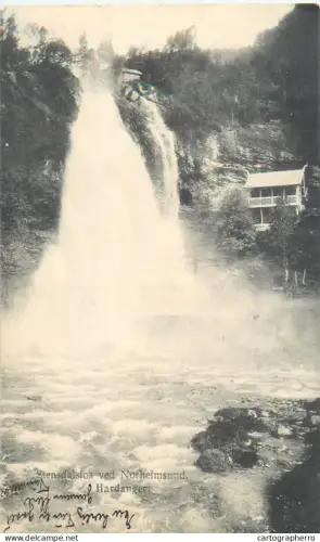 A5801 Norway Norge Stensdalsfos ved Norheimsund Hardanger 1909