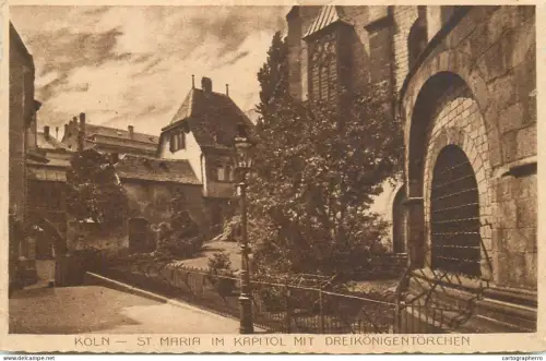 A5296 Germany Koln St Maria im Kapitol mit Dreikonigentorchen