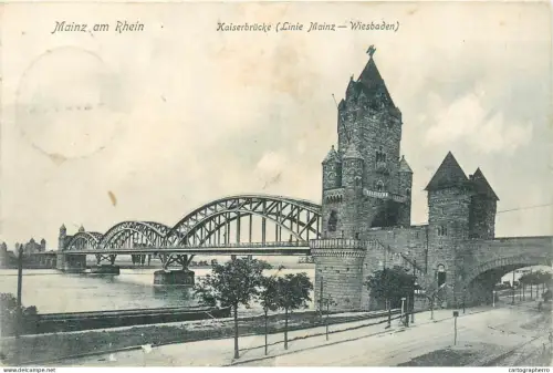 A5296 Germany Mainz am Rhein Kaiserbrucke