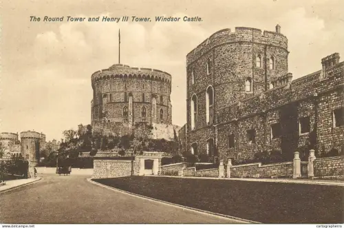 A5295 England Windsor Castle Round Tower & Henry III Tower