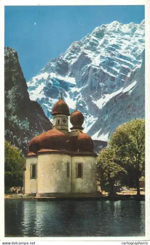 A5295 Germany Konigsee St Bartholoma mit Watzmann