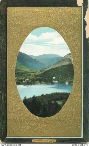 A5295 England Mountain & Lake To Her Late Majesty Queen Victoria pictorial postcard souvenir