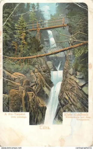 A5295 Slovakia Tatras Klein Kohlbach waterfall picturesque scenery