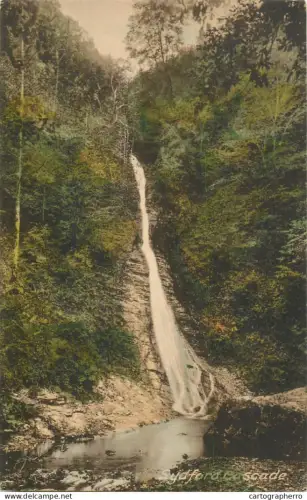 A5295 England Syford / Southford Cascade picturesque natural landscape