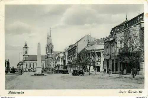 A5294 Hungary Bekescsaba Szent Istvan square