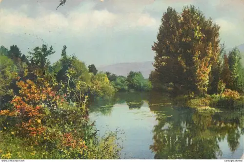 A5288 Fine art postcard picturesque natural landscape