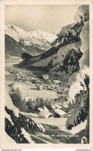 A5285 Austria St Anton am Arlberg winter scenery
