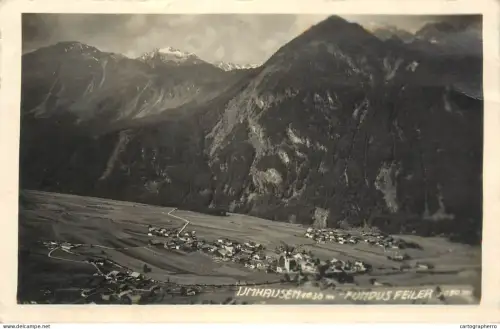 A5285 Austria Umhausen in the Otztal picturesque mountain scenery