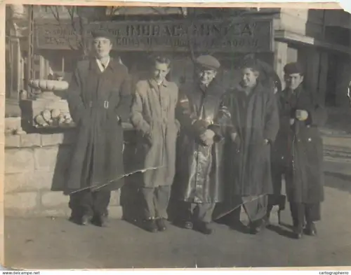 Anonymous persons souvenir photo Romania
