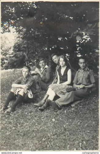 Anonymous persons group photo