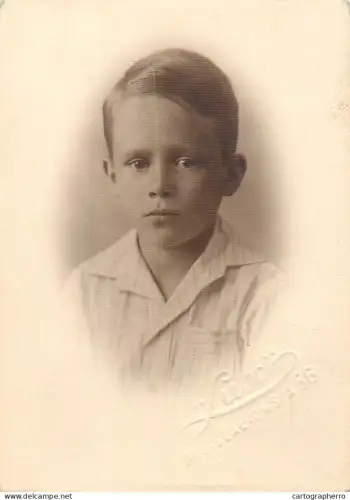 Anonymous persons boy portrait