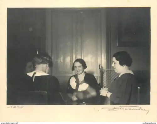 Anonymous persons women group snapshot instant photo 1936