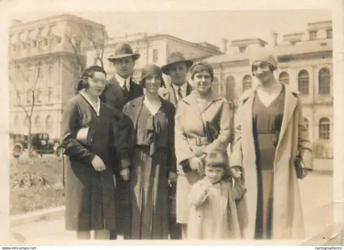 Anonymous persons group souvenir photo Iasi 1931
