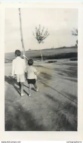 Anonymous persons children snapshot photo