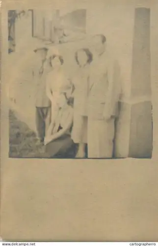 Anonymous persons souvenir photo