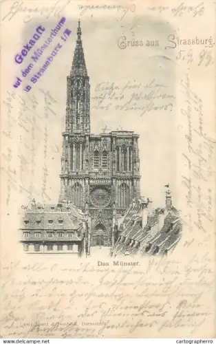 A5794 Strasbourg Munster 1899