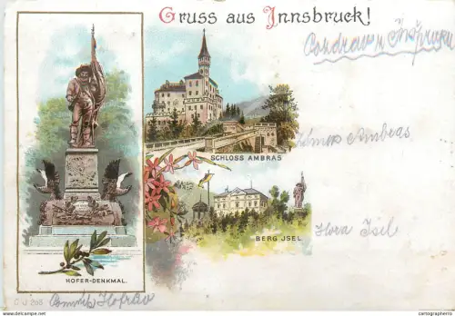 A5794 Gruss aus Innsbruck Litho-AK