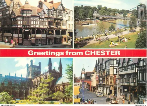 A5282 England greetings from Chester multi view