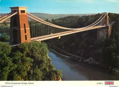 A5281 England Bristol Clifton Suspension Bridge