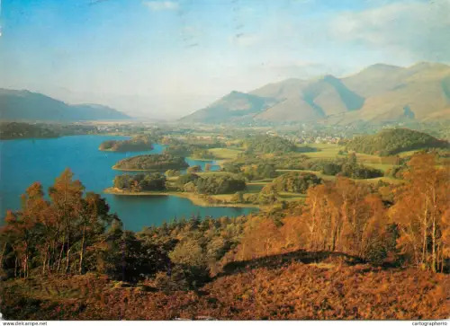 A5281 England Derwentwater & Skiddaw Cumberland from Falcon Crag general view