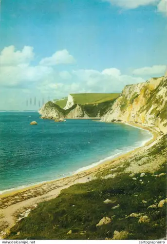 A5281 England Dorset coast view from Dungy Head across St Oswald's Bay