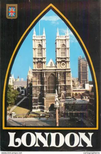 A5281 England London - the Abbey west front with Big Ben & Victoria Tower