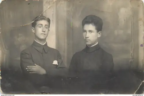 A5787 Students prom souvenir photo postcard Romania