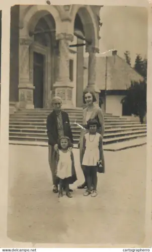 A5787 Romania Sinaia monastery anonymous persons souvenir 1931