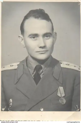 A5787 Romanian military souvenir photo