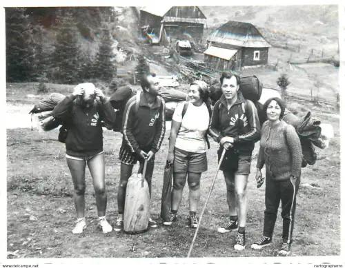 A5787 Romania plecare pe malul Oltului 1973