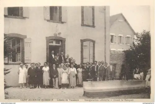 A5789 France Saint Julien de Quiberon colonie de vacances cpa