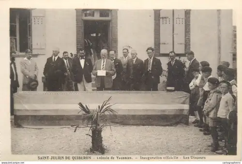 A5789 France Saint Julien de Quiberon colonie de vacances cpa