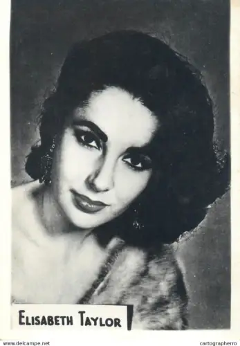 Famous people souvenir photo Elisabeth Taylor