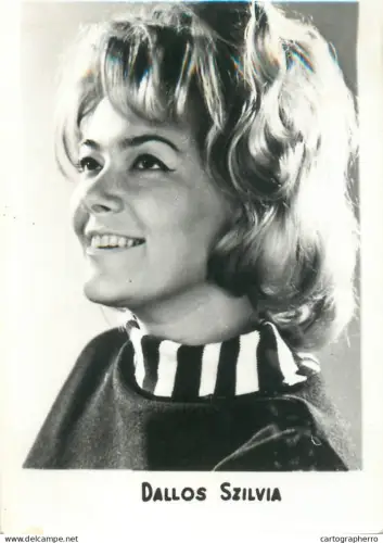 Famous people souvenir photo Dallos Szilvia