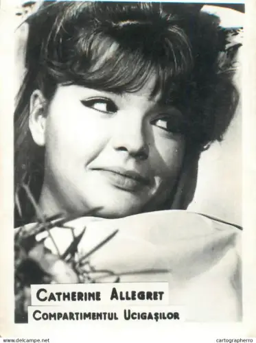 Famous people souvenir photo Catherine Allegret
