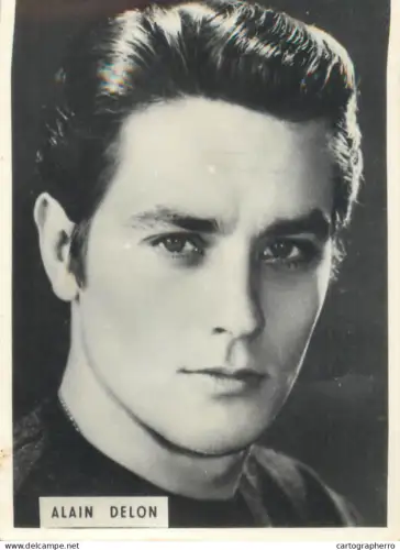 Famous people souvenir photo Alain Delon